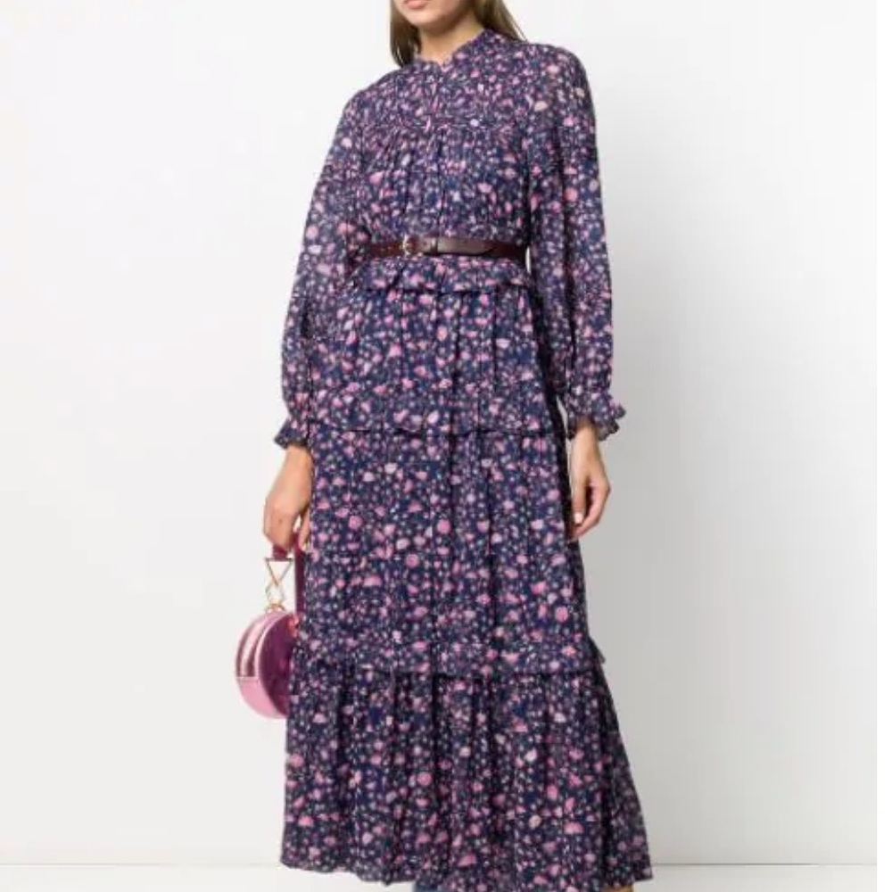 Isabel Marant Étoile Robe Likoya Ruffled Floral-print